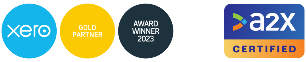 Xero awards website winner badge gold partner